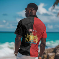 Personalized Kingdom of Haiti Hawaiian Shirt Sans-Souci Palace Flag Style LT14
