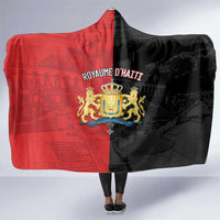 Kingdom of Haiti Hooded Blanket Sans-Souci Palace Flag Style - Wonder Print Shop