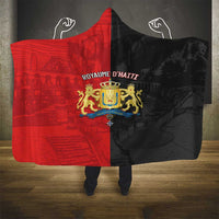 Kingdom of Haiti Hooded Blanket Sans-Souci Palace Flag Style - Wonder Print Shop
