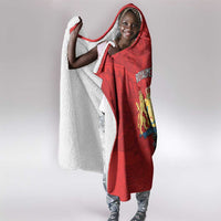 Kingdom of Haiti Hooded Blanket Sans-Souci Palace Flag Style - Wonder Print Shop
