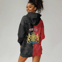 Personalized Kingdom of Haiti Hoodie Dress Sans-Souci Palace Flag Style - Wonder Print Shop