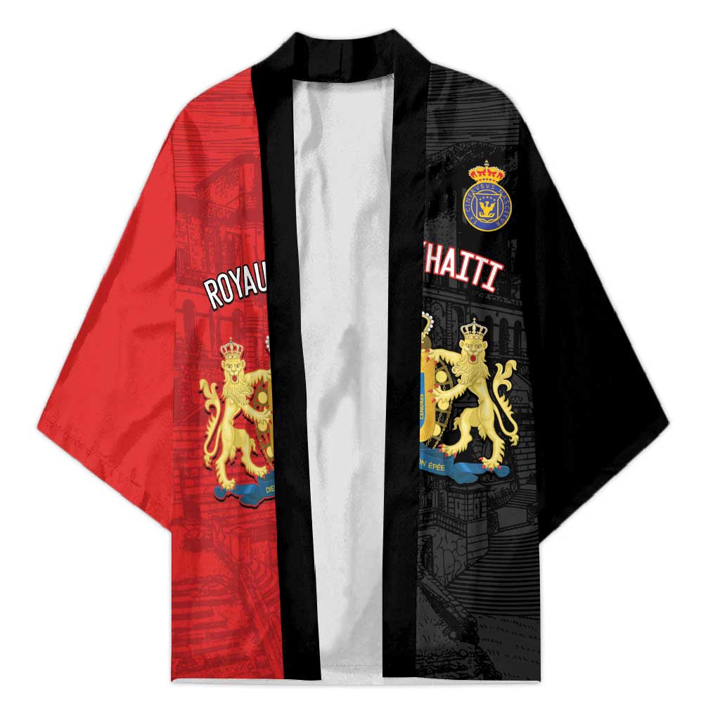 Personalized Kingdom of Haiti Kimono Sans-Souci Palace Flag Style - Wonder Print Shop