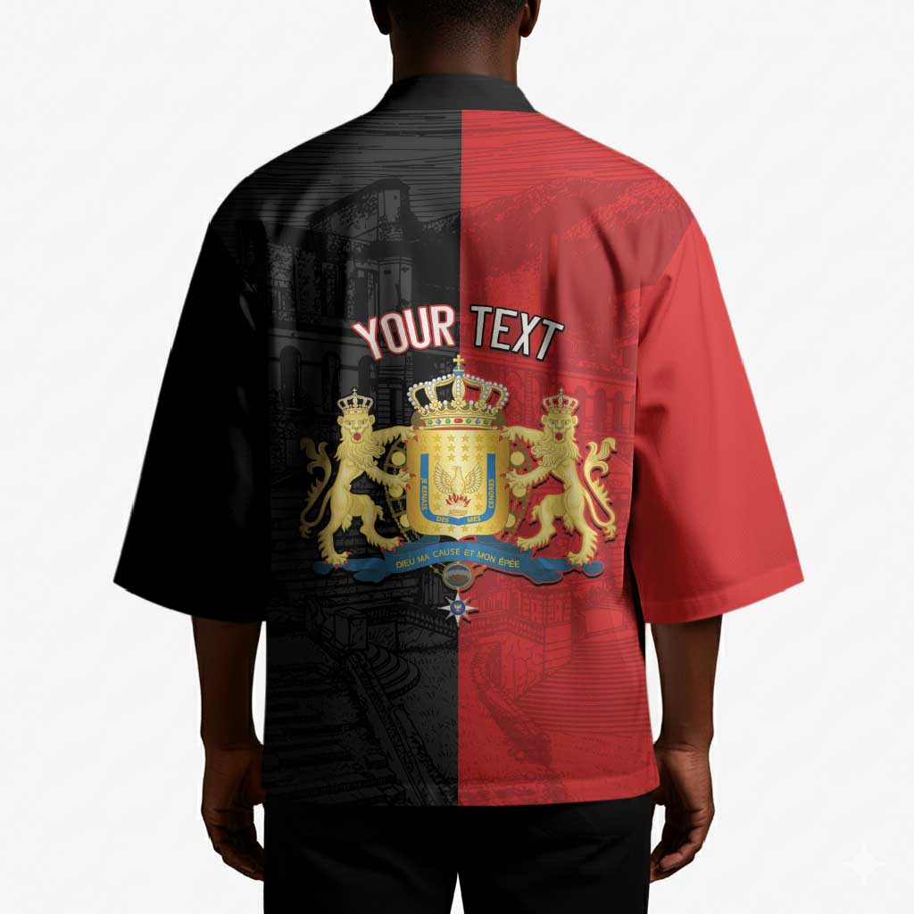 Personalized Kingdom of Haiti Kimono Sans-Souci Palace Flag Style - Wonder Print Shop