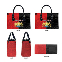Kingdom of Haiti Leather Bag Sans-Souci Palace Flag Style - Wonder Print Shop
