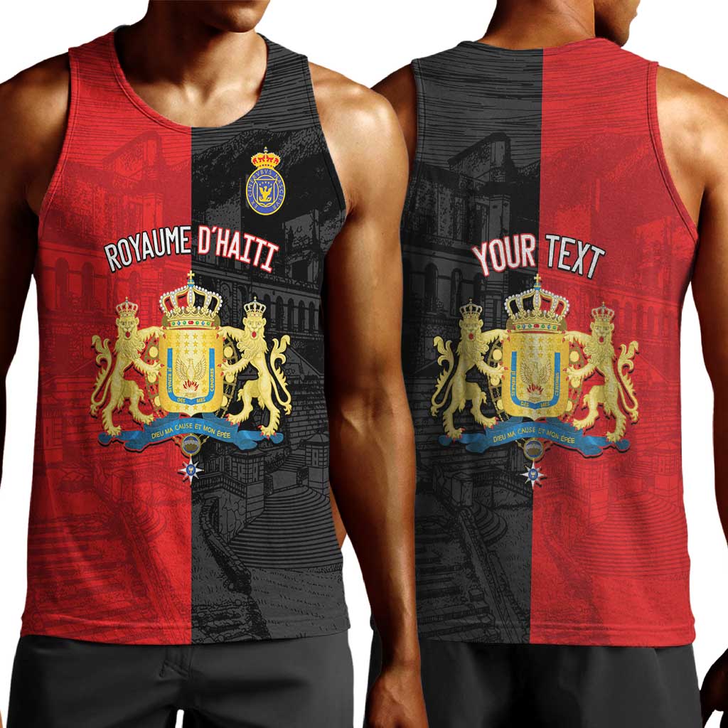 Personalized Kingdom of Haiti Men Tank Top Sans-Souci Palace Flag Style - Wonder Print Shop