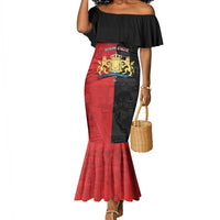 Personalized Kingdom of Haiti Mermaid Dress Sans-Souci Palace Flag Style LT14