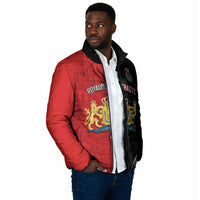 Personalized Kingdom of Haiti Padded Jacket Sans-Souci Palace Flag Style - Wonder Print Shop