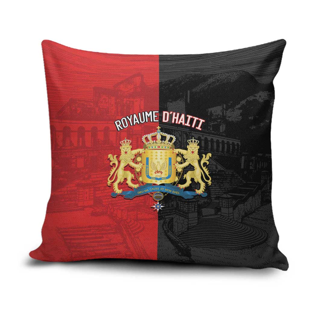 Kingdom of Haiti Pillow Cover Sans-Souci Palace Flag Style - Wonder Print Shop