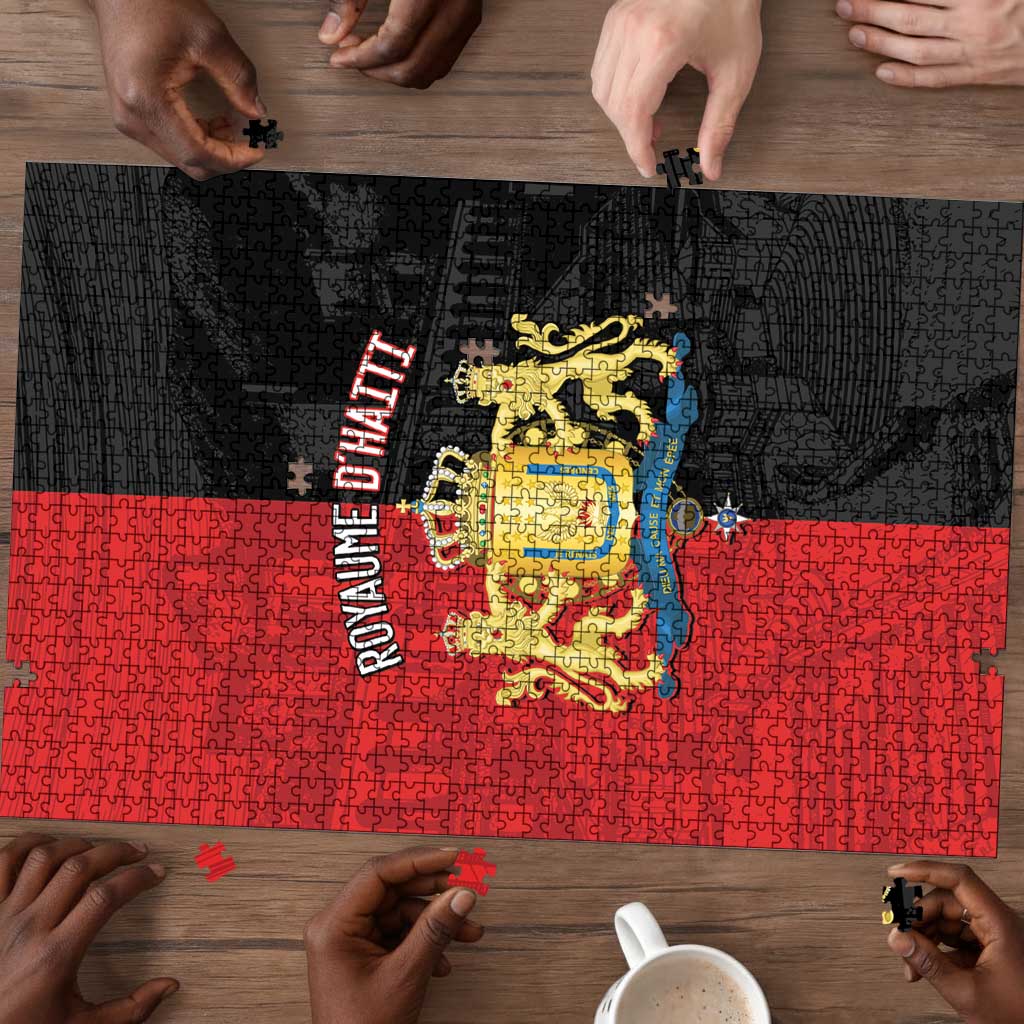 Kingdom of Haiti Puzzle Sans-Souci Palace Flag Style - Wonder Print Shop