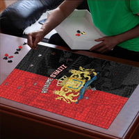 Kingdom of Haiti Puzzle Sans-Souci Palace Flag Style - Wonder Print Shop