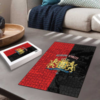 Kingdom of Haiti Puzzle Sans-Souci Palace Flag Style - Wonder Print Shop