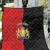 Kingdom of Haiti Quilt Sans-Souci Palace Flag Style - Wonder Print Shop