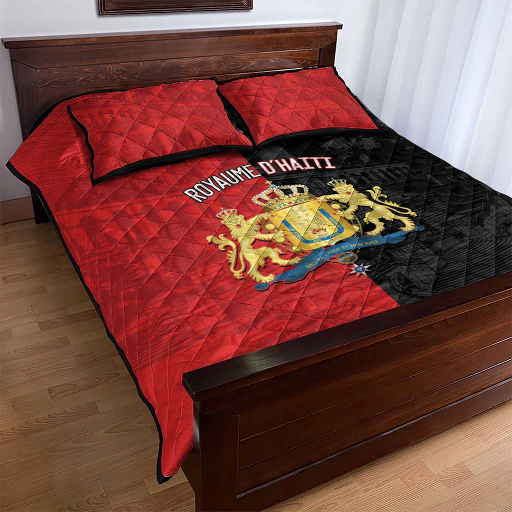 Kingdom of Haiti Quilt Bed Set Sans-Souci Palace Flag Style - Wonder Print Shop