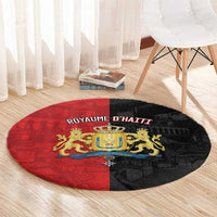 Kingdom of Haiti Round Carpet Sans-Souci Palace Flag Style - Wonder Print Shop