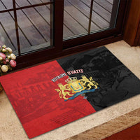 Kingdom of Haiti Rubber Doormat Sans-Souci Palace Flag Style - Wonder Print Shop