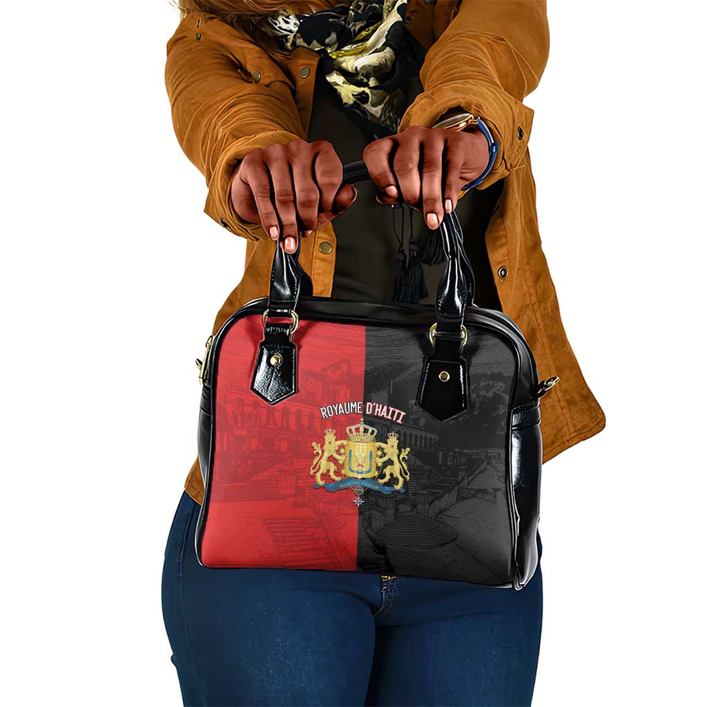 Kingdom of Haiti Shoulder Handbag Sans-Souci Palace Flag Style - Wonder Print Shop