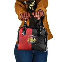 Kingdom of Haiti Shoulder Handbag Sans-Souci Palace Flag Style - Wonder Print Shop