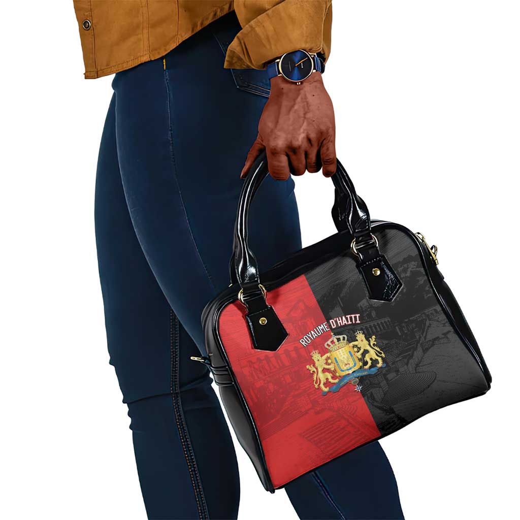 Kingdom of Haiti Shoulder Handbag Sans-Souci Palace Flag Style - Wonder Print Shop