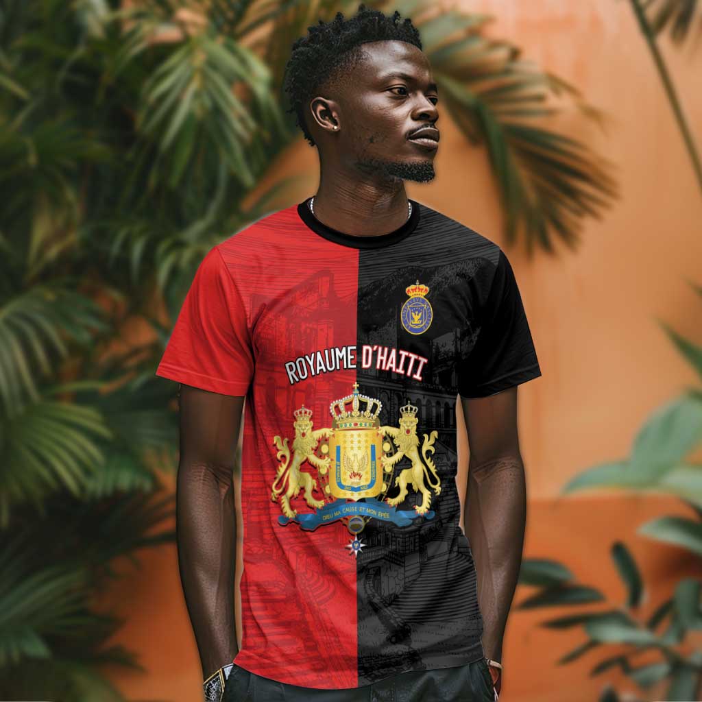 Personalized Kingdom of Haiti T shirt Sans-Souci Palace Flag Style LT14