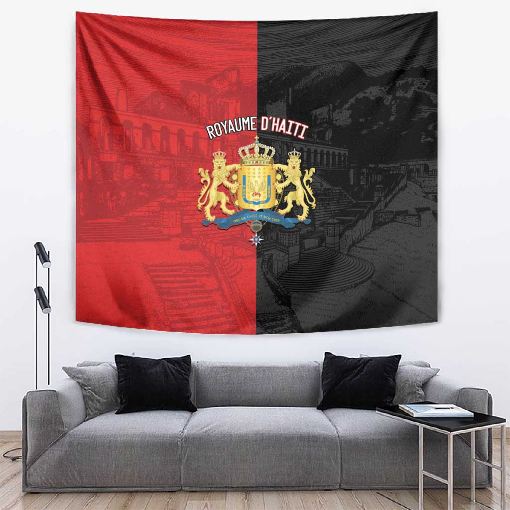 Kingdom of Haiti Tapestry Sans-Souci Palace Flag Style - Wonder Print Shop