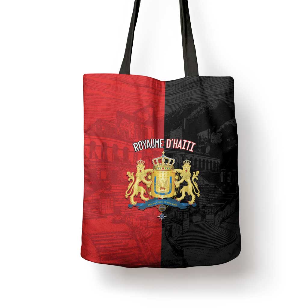 Kingdom of Haiti Tote Bag Sans-Souci Palace Flag Style - Wonder Print Shop