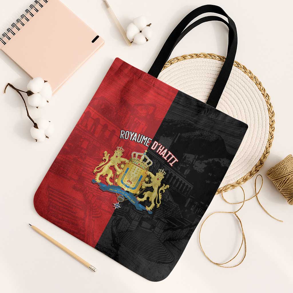 Kingdom of Haiti Tote Bag Sans-Souci Palace Flag Style - Wonder Print Shop