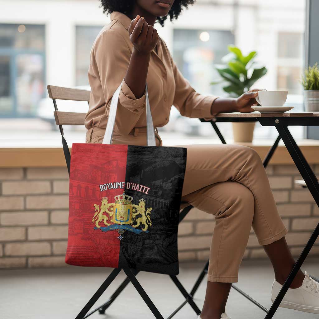 Kingdom of Haiti Tote Bag Sans-Souci Palace Flag Style - Wonder Print Shop