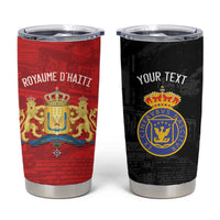 Personalized Kingdom of Haiti Tumbler Cup Sans-Souci Palace Flag Style - Wonder Print Shop