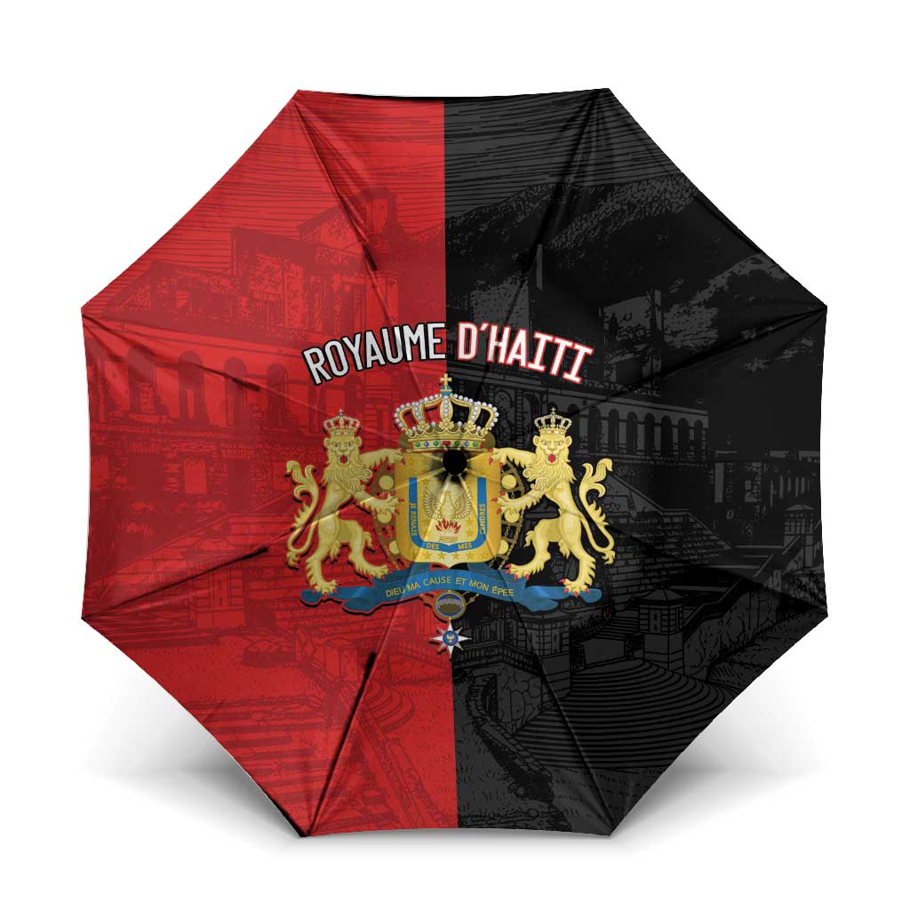 Kingdom of Haiti Umbrella Sans-Souci Palace Flag Style - Wonder Print Shop