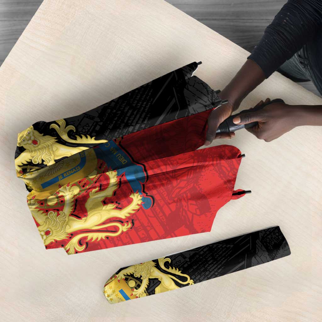 Kingdom of Haiti Umbrella Sans-Souci Palace Flag Style - Wonder Print Shop