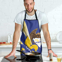 Bosnia and Herzegovina Independence Day Apron Zlatni Ljiljan Map With Eagle Proud
