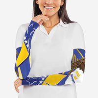 Bosnia and Herzegovina Independence Day Arm Sleeves Zlatni Ljiljan Map With Eagle Proud