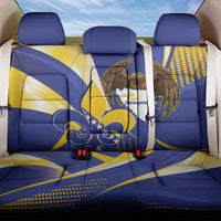 Bosnia and Herzegovina Independence Day Back Car Seat Cover Zlatni Ljiljan Map With Eagle Proud