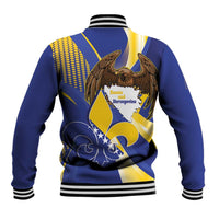 Bosnia and Herzegovina Independence Day Baseball Jacket Zlatni Ljiljan Map With Eagle Proud