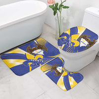 Bosnia and Herzegovina Independence Day Bathroom Set Zlatni Ljiljan Map With Eagle Proud