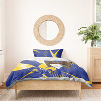Bosnia and Herzegovina Independence Day Bedding Set Zlatni Ljiljan Map With Eagle Proud
