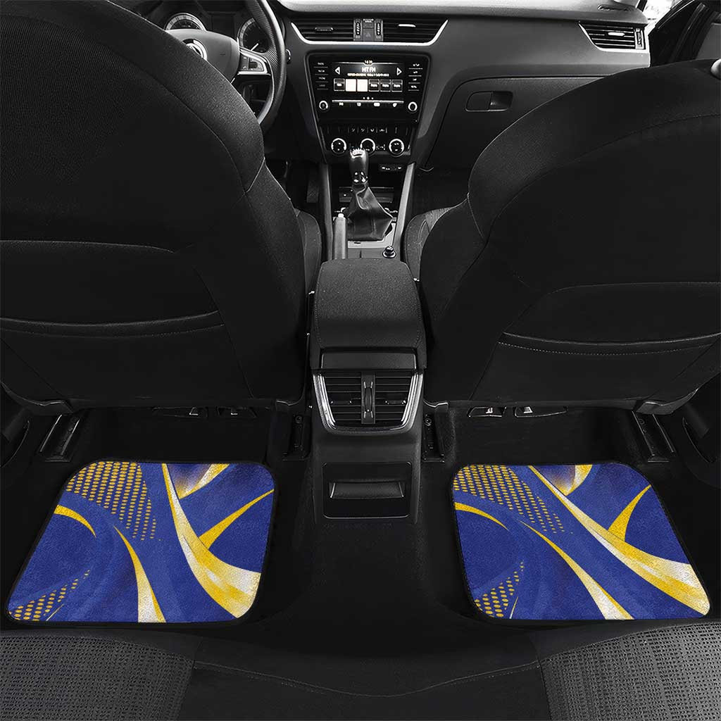 Bosnia and Herzegovina Independence Day Car Mats Zlatni Ljiljan Map With Eagle Proud