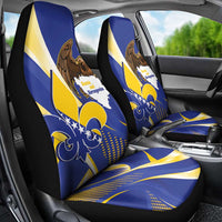Bosnia and Herzegovina Independence Day Car Seat Cover Zlatni Ljiljan Map With Eagle Proud