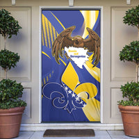 Bosnia and Herzegovina Independence Day Door Cover Zlatni Ljiljan Map With Eagle Proud