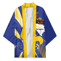 Bosnia and Herzegovina Independence Day Kimono Zlatni Ljiljan Map With Eagle Proud
