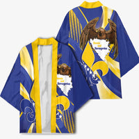 Bosnia and Herzegovina Independence Day Kimono Zlatni Ljiljan Map With Eagle Proud