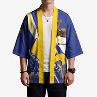 Bosnia and Herzegovina Independence Day Kimono Zlatni Ljiljan Map With Eagle Proud