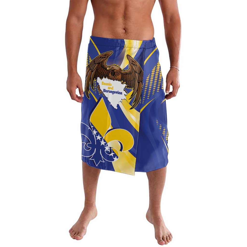 Bosnia and Herzegovina Independence Day Lavalava Zlatni Ljiljan Map With Eagle Proud