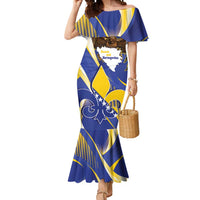 Bosnia and Herzegovina Independence Day Mermaid Dress Zlatni Ljiljan Map With Eagle Proud