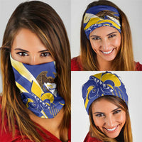 Bosnia and Herzegovina Independence Day Neck Gaiter Zlatni Ljiljan Map With Eagle Proud