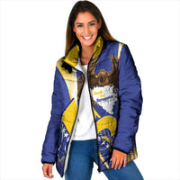 Bosnia and Herzegovina Independence Day Padded Jacket Zlatni Ljiljan Map With Eagle Proud