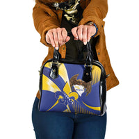 Bosnia and Herzegovina Independence Day Shoulder Handbag Zlatni Ljiljan Map With Eagle Proud
