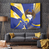Bosnia and Herzegovina Independence Day Tapestry Zlatni Ljiljan Map With Eagle Proud