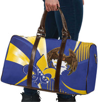 Bosnia and Herzegovina Independence Day Travel Bag Zlatni Ljiljan Map With Eagle Proud