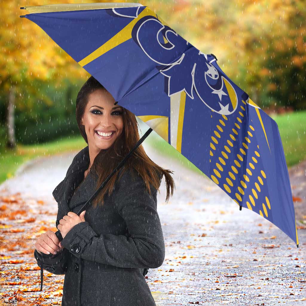 Bosnia and Herzegovina Independence Day Umbrella Zlatni Ljiljan Map With Eagle Proud